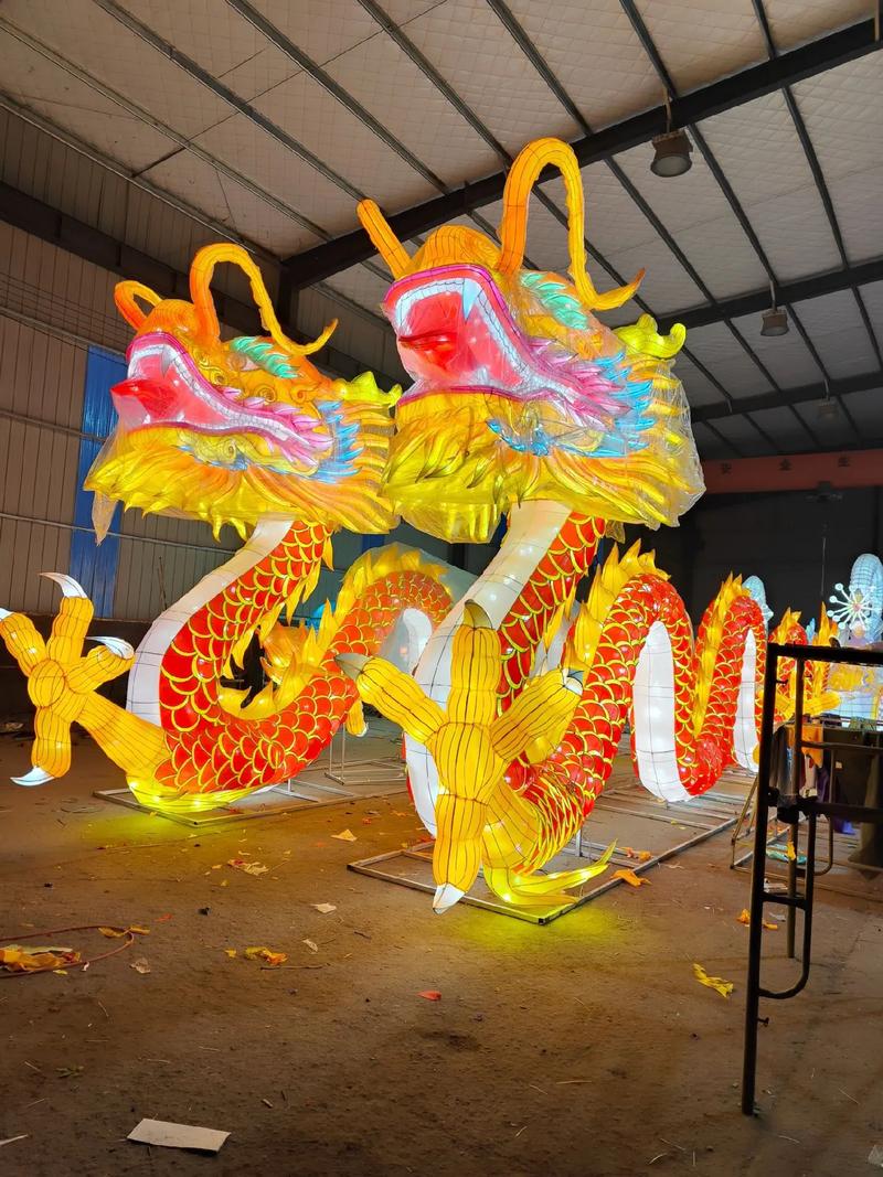 2024年龙年彩灯二龙成品现货.#花灯制作 #龙灯 #中国龙